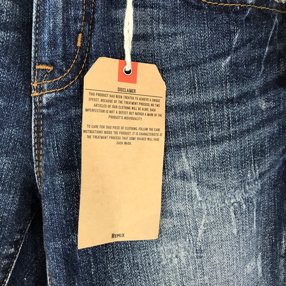 NWT Remix by Rock Revival Skinny Stretch Jean Sz 2 - Picture 3 of 11
